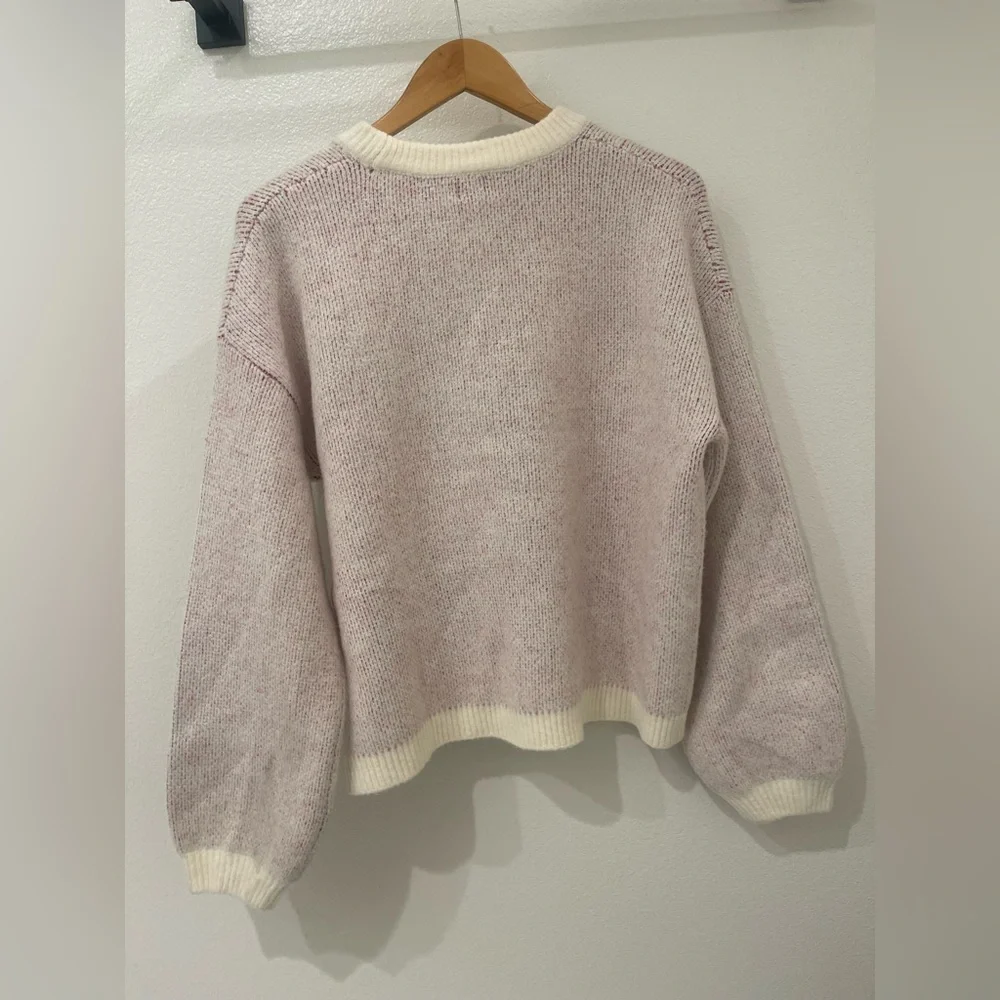 A New Day Ciao Ciao Cherries Pullover Heavyweight Cozy Sweater Cherry LG